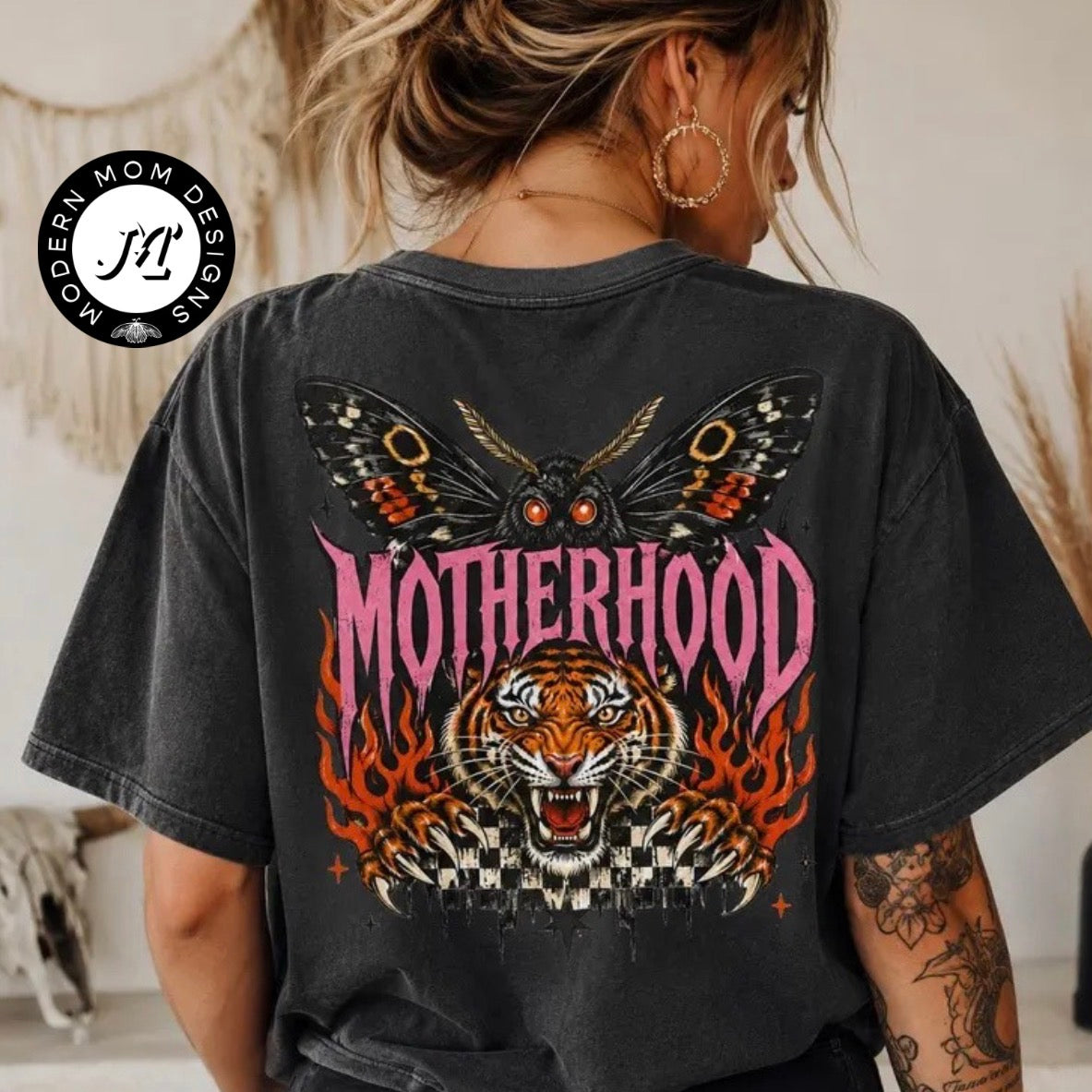 Edgy motherhood (tee, crewneck, or hoodie)
