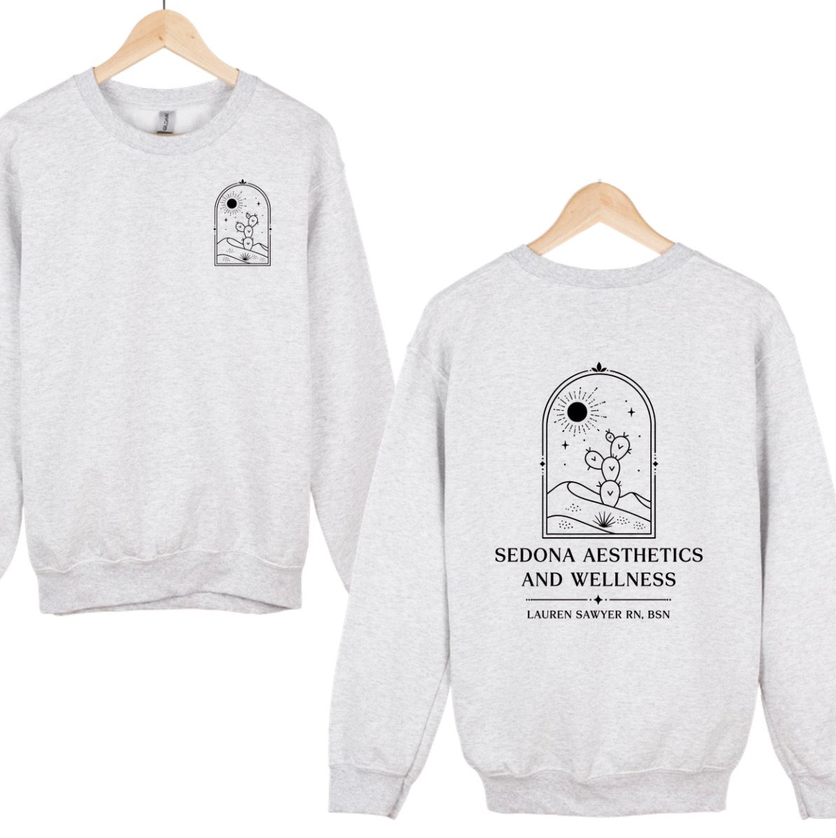 Sedona aesthetics and wellness crewneck