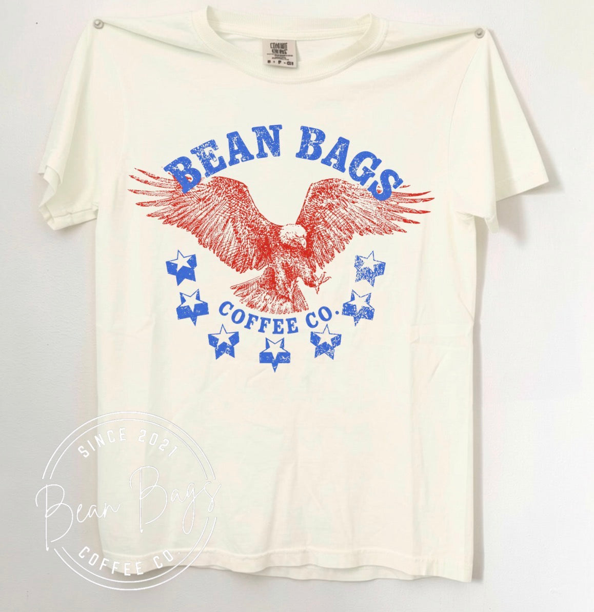 Bean Bags coffee co. EXCLUSIVE Americana eagle tee shirt