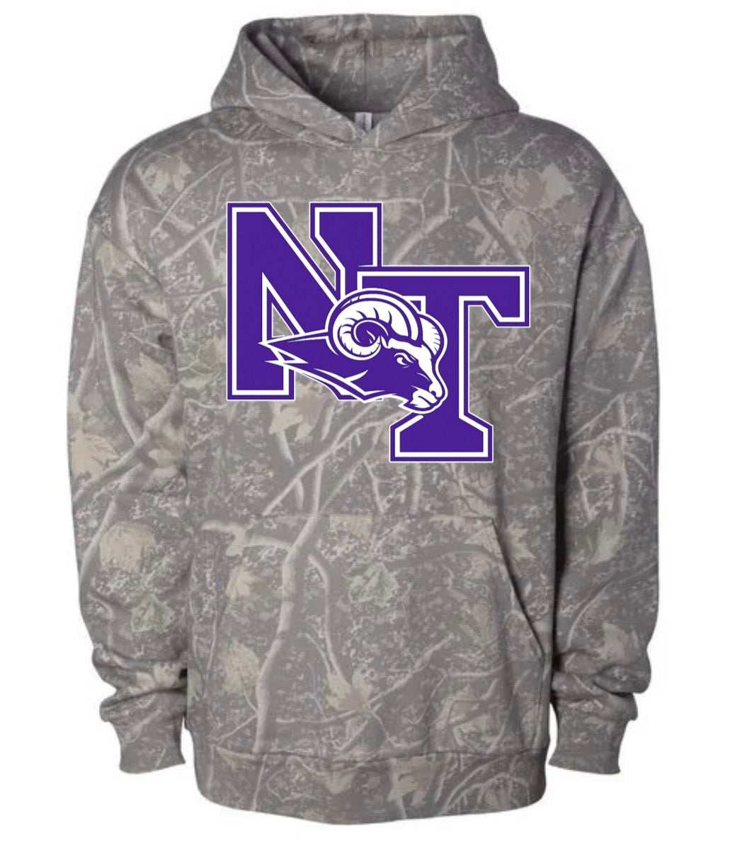 NT RAMS deadwood camo hoodie (youth & adult)