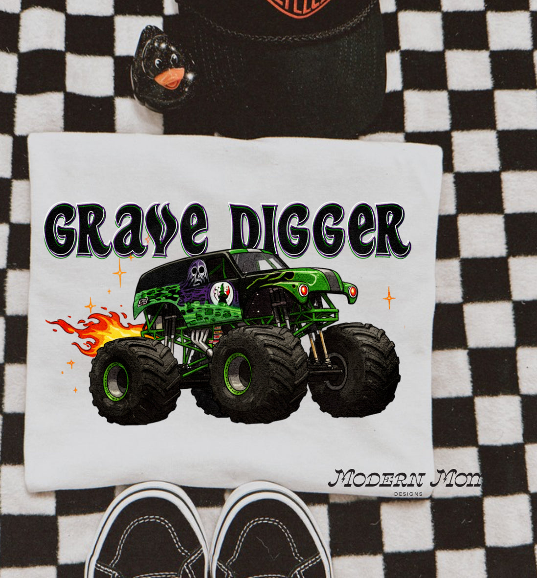 Grave digger (white or grey)