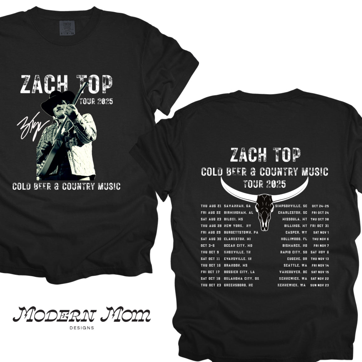 Zach top TOUR double sided