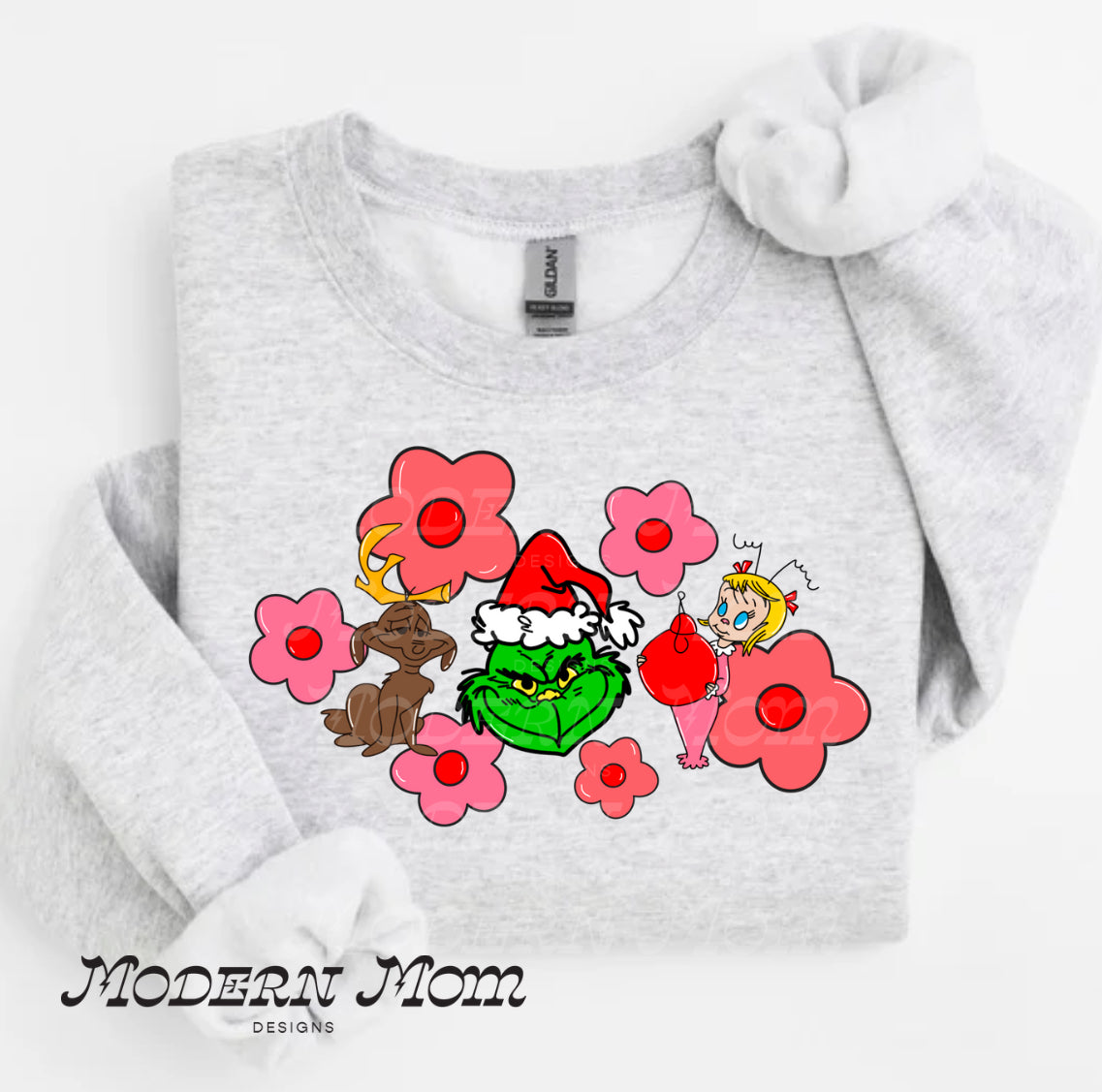 Floral green guy(tee, crewneck or hoodie)