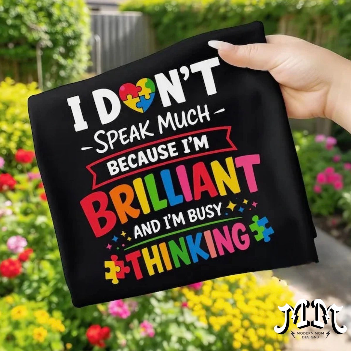 I’m brilliant and I’m busy thinking (toddler-youth XL)