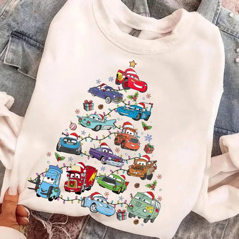 Cars Christmas (tee, crewneck or hoodie )