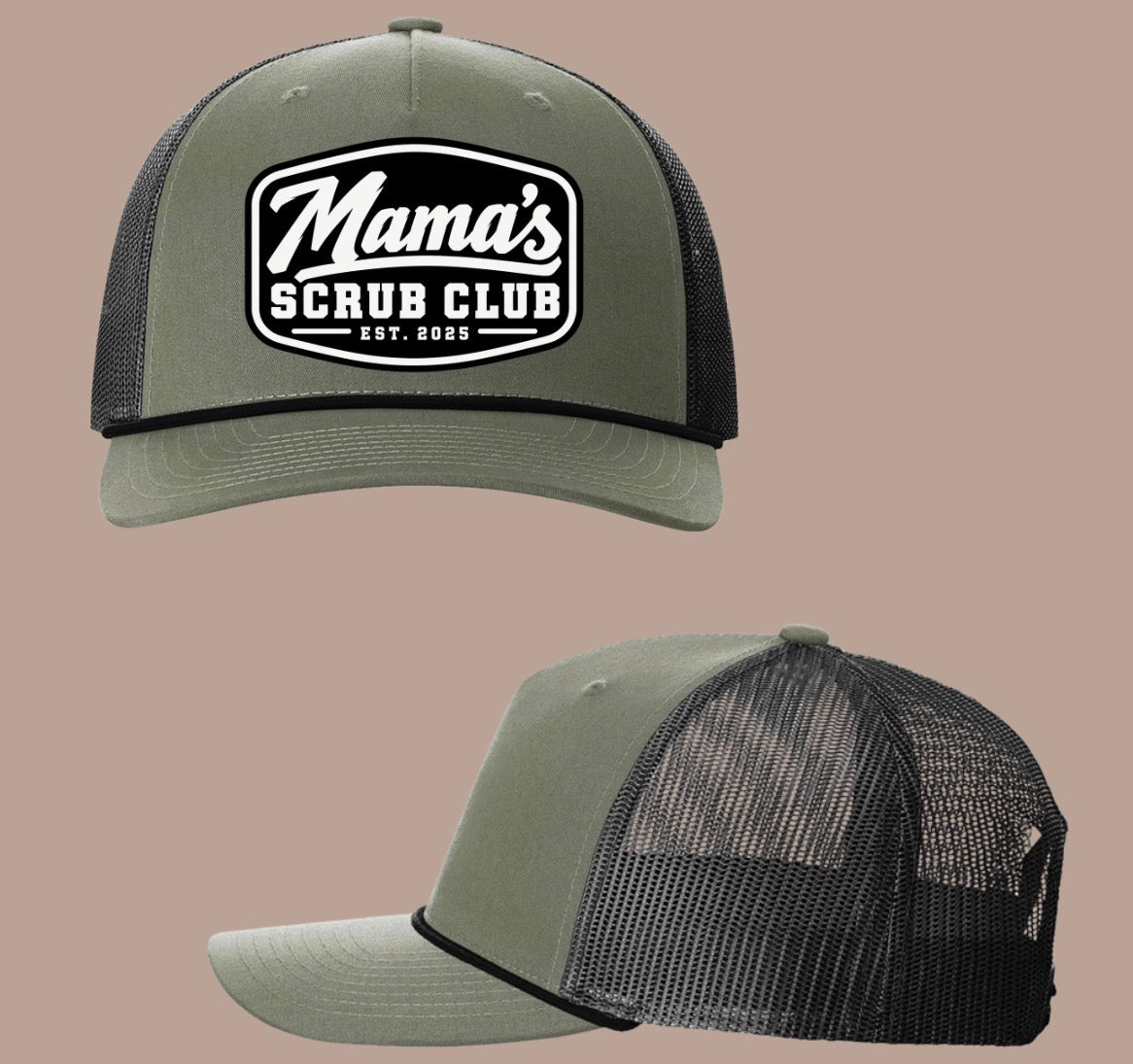 Mamas scrub club Richardson 5 panel
