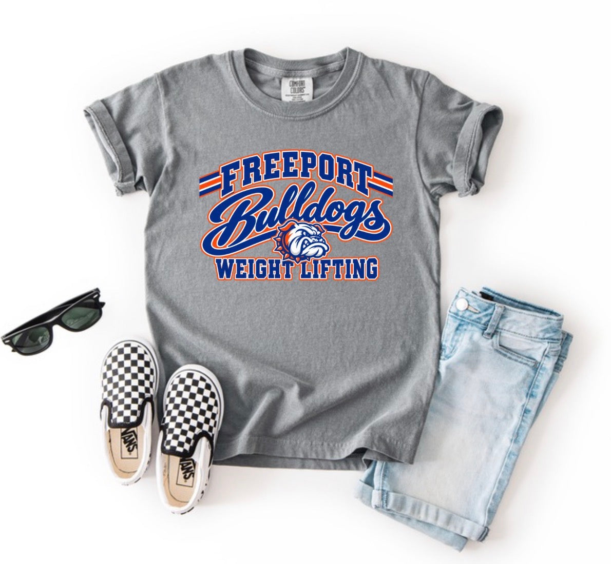 Freeport Bulldogs YOUTH (tee shirt, crewneck or hoodie)