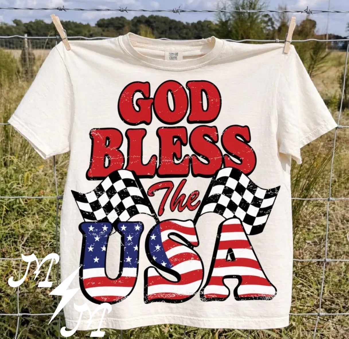 God bless the USA (oversized print)
