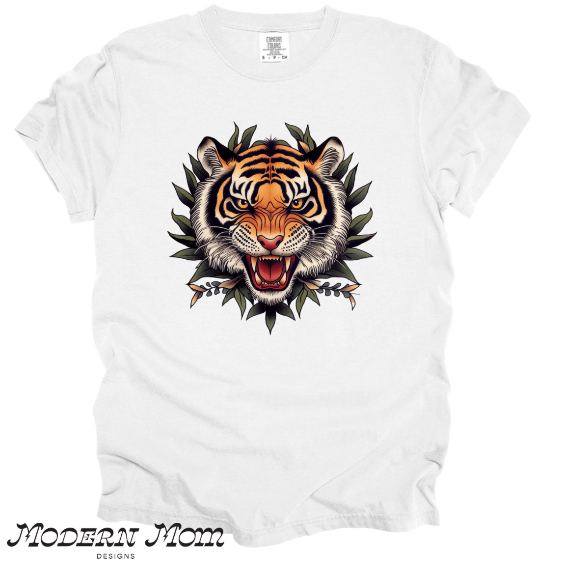 Tiger head on (tanks, tee, hoodie or crewneck)