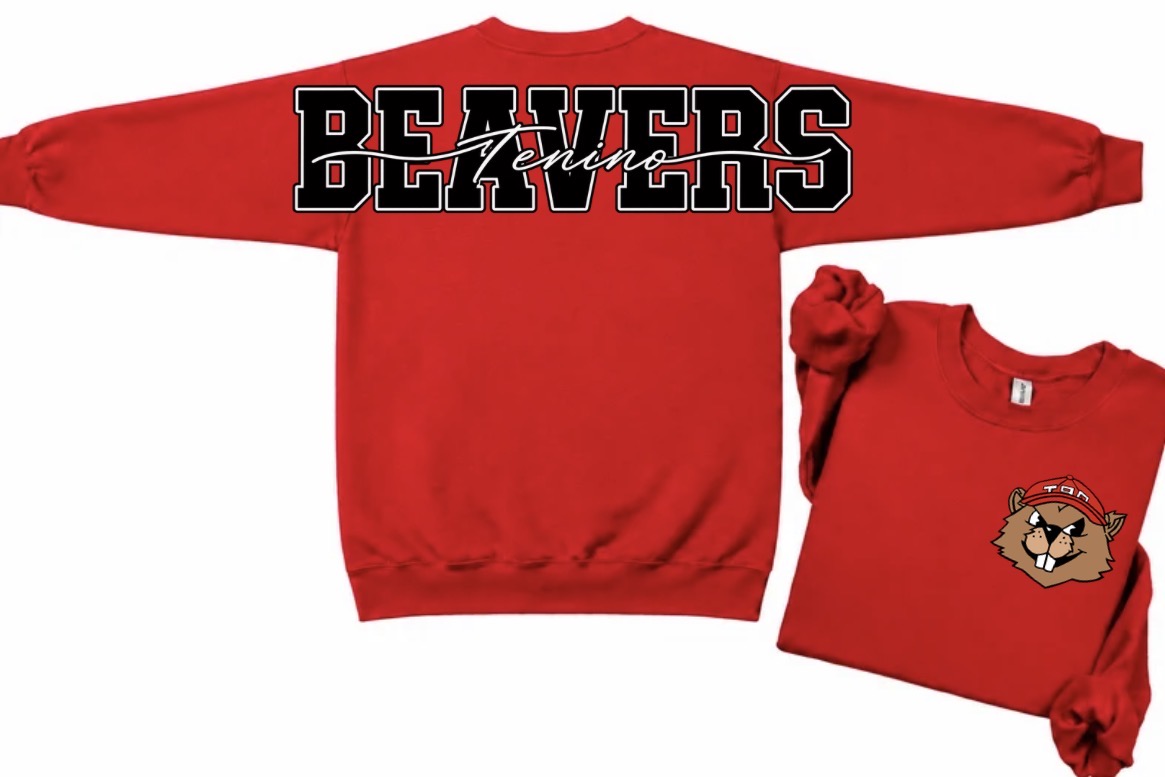 Tenino Beavers crewneck with big back print