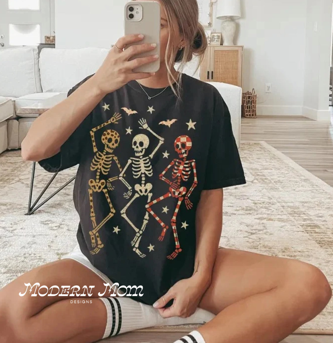 Dancing patterned skellies