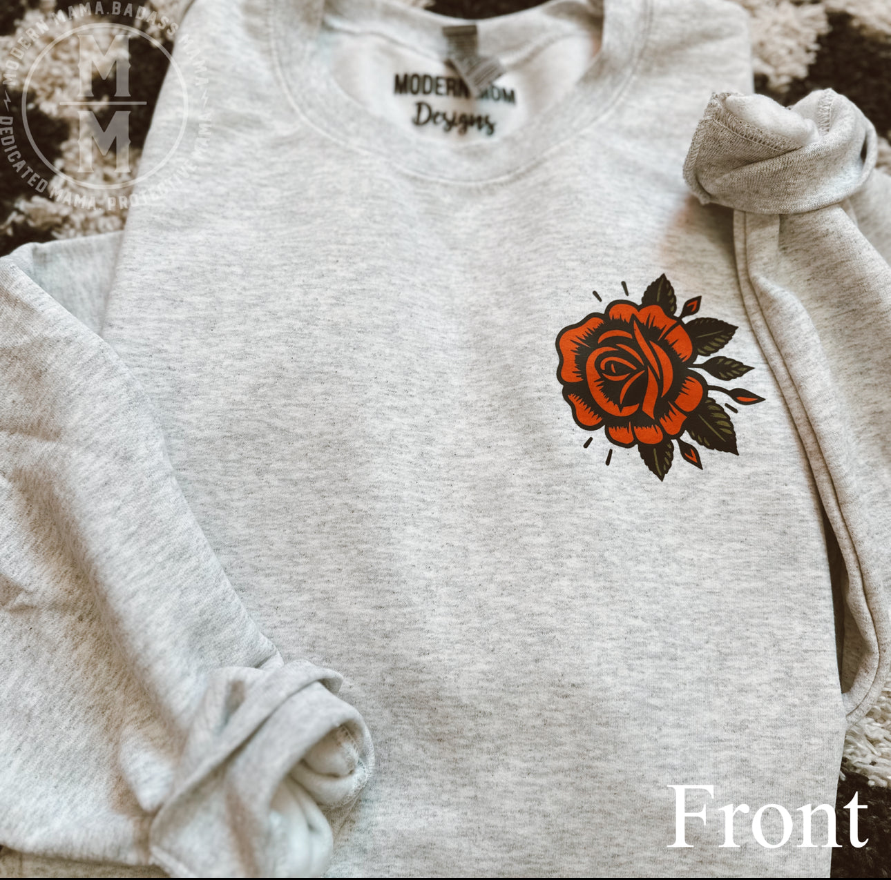 Go easy on yourself crewneck (double sided)