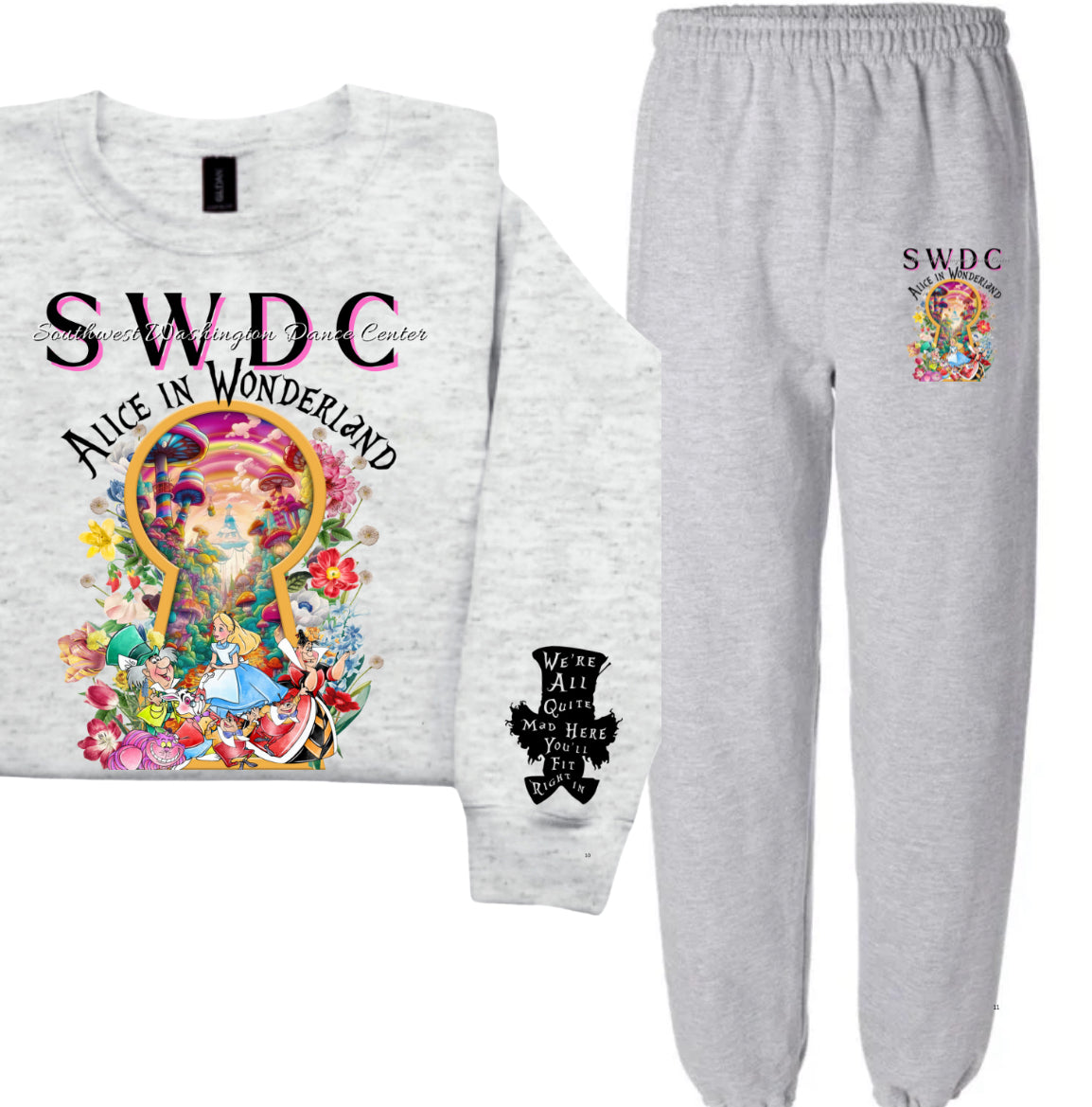 Southwest Washington dance center sweats (adult unisex)