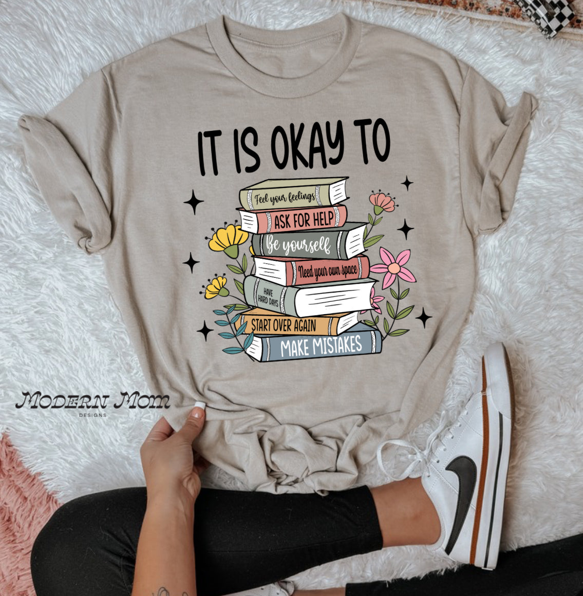 It’s ok to..book stack