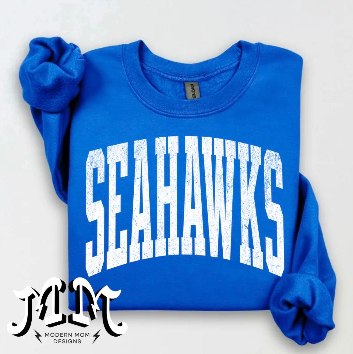 Seattle hawks WHITE PRINT (leave a note for what color you want)