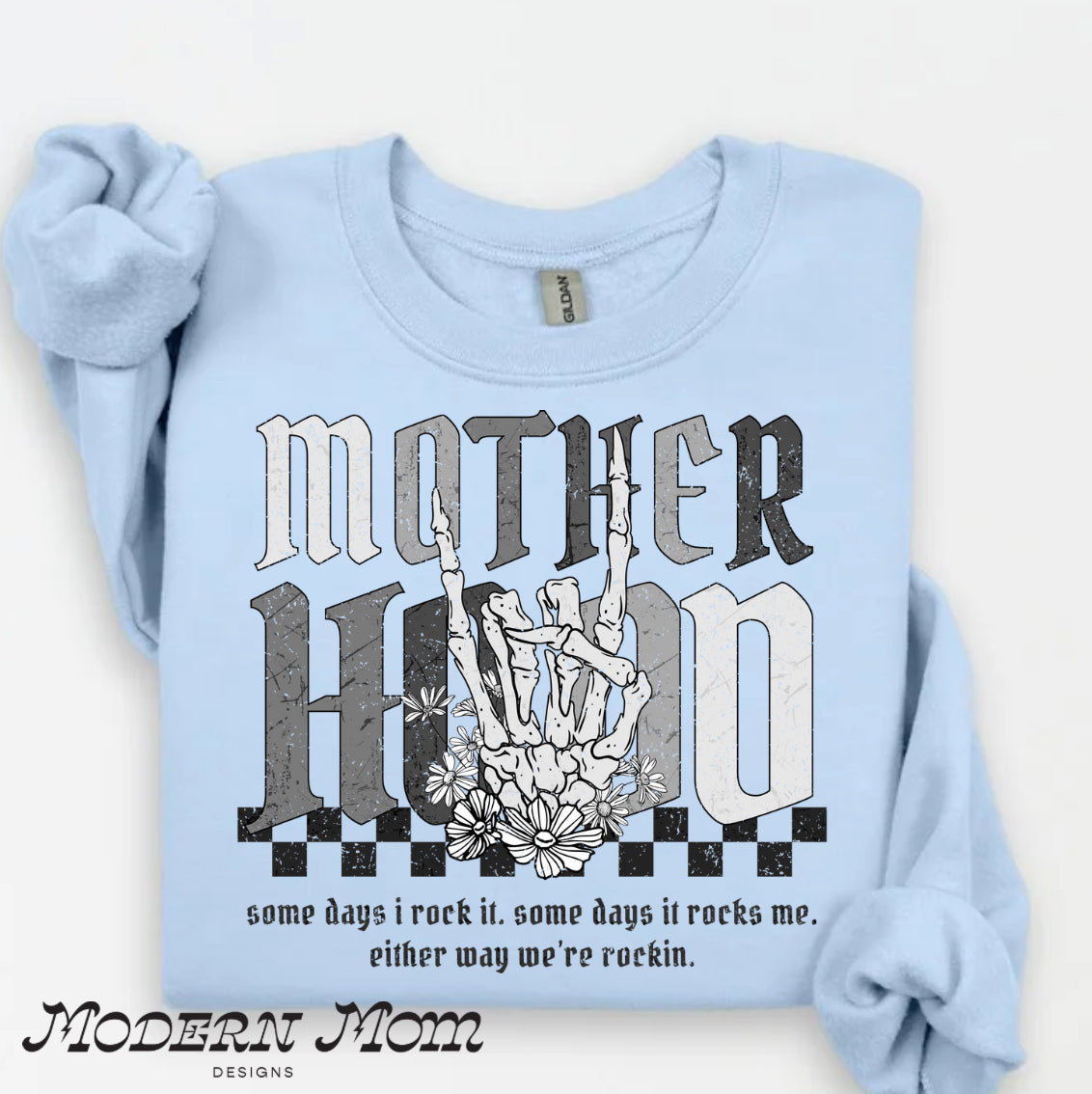 Motherhood baby blue