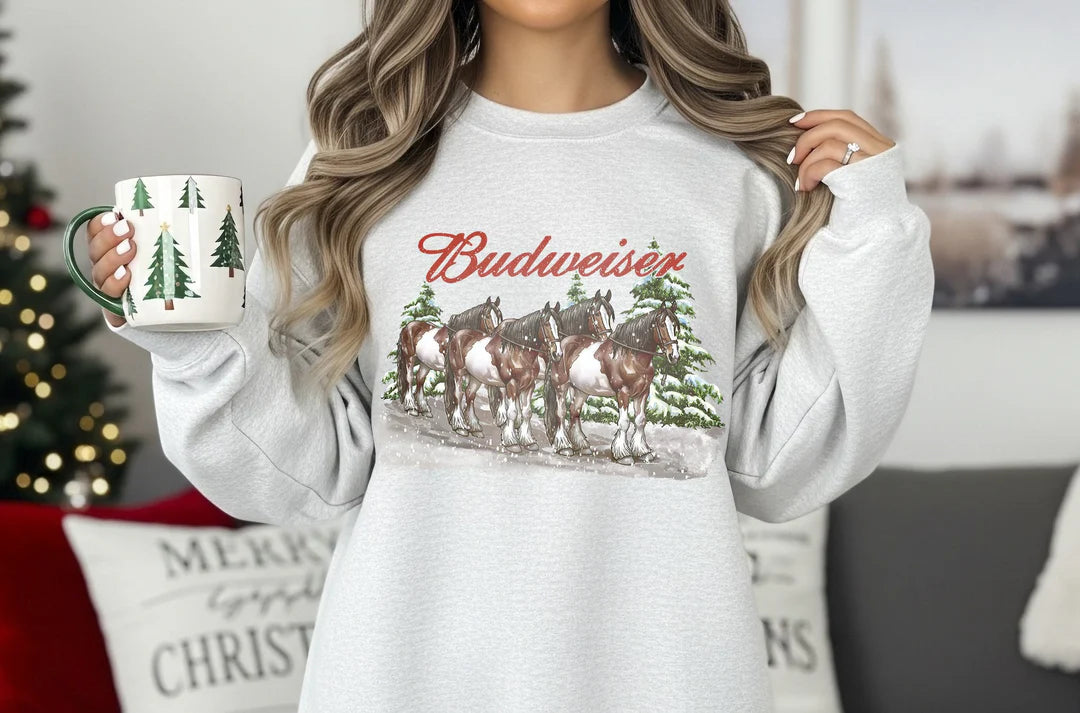 Bud-weiser (tee, crewneck or hoodie )