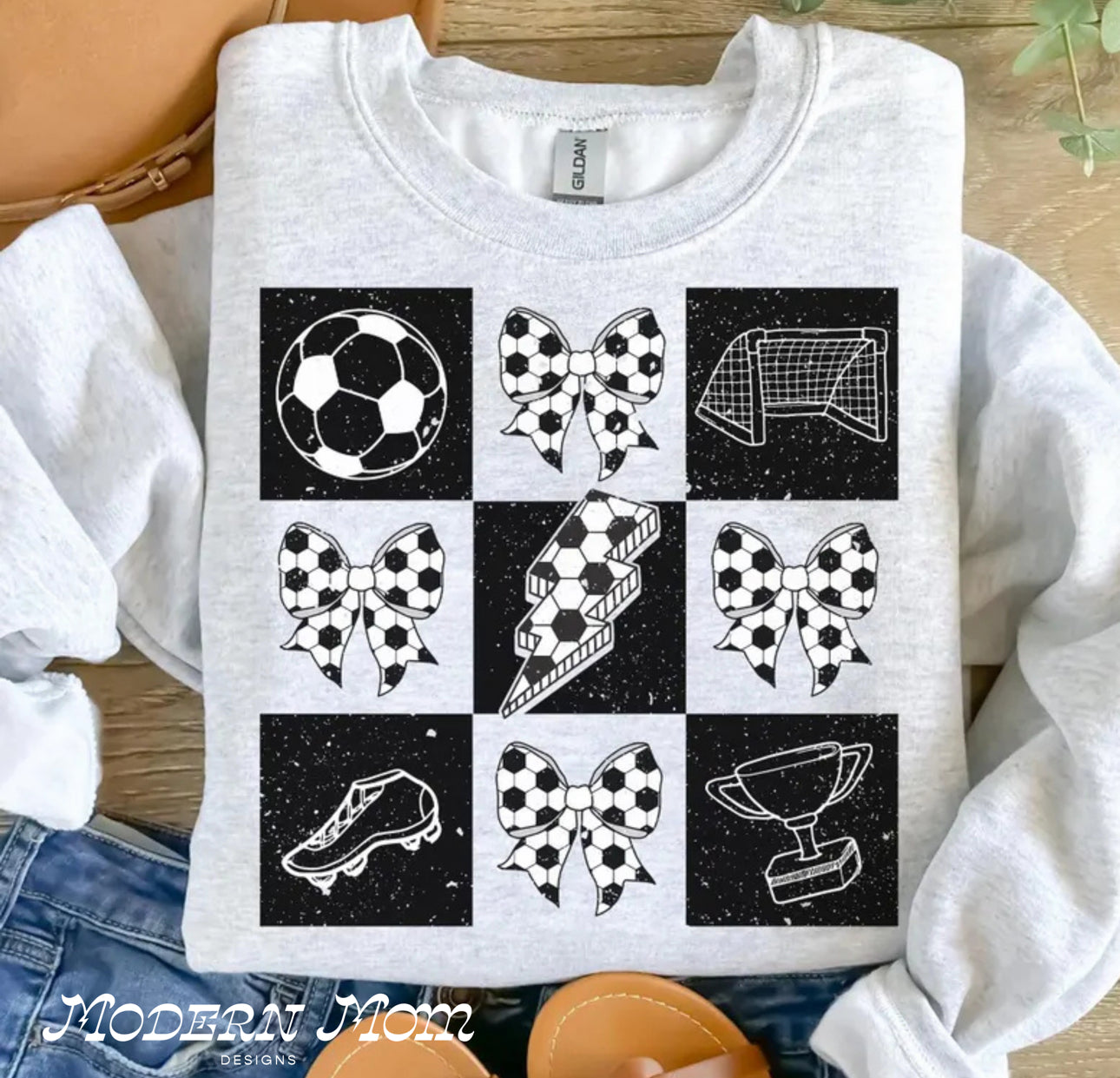 Checkered soccer