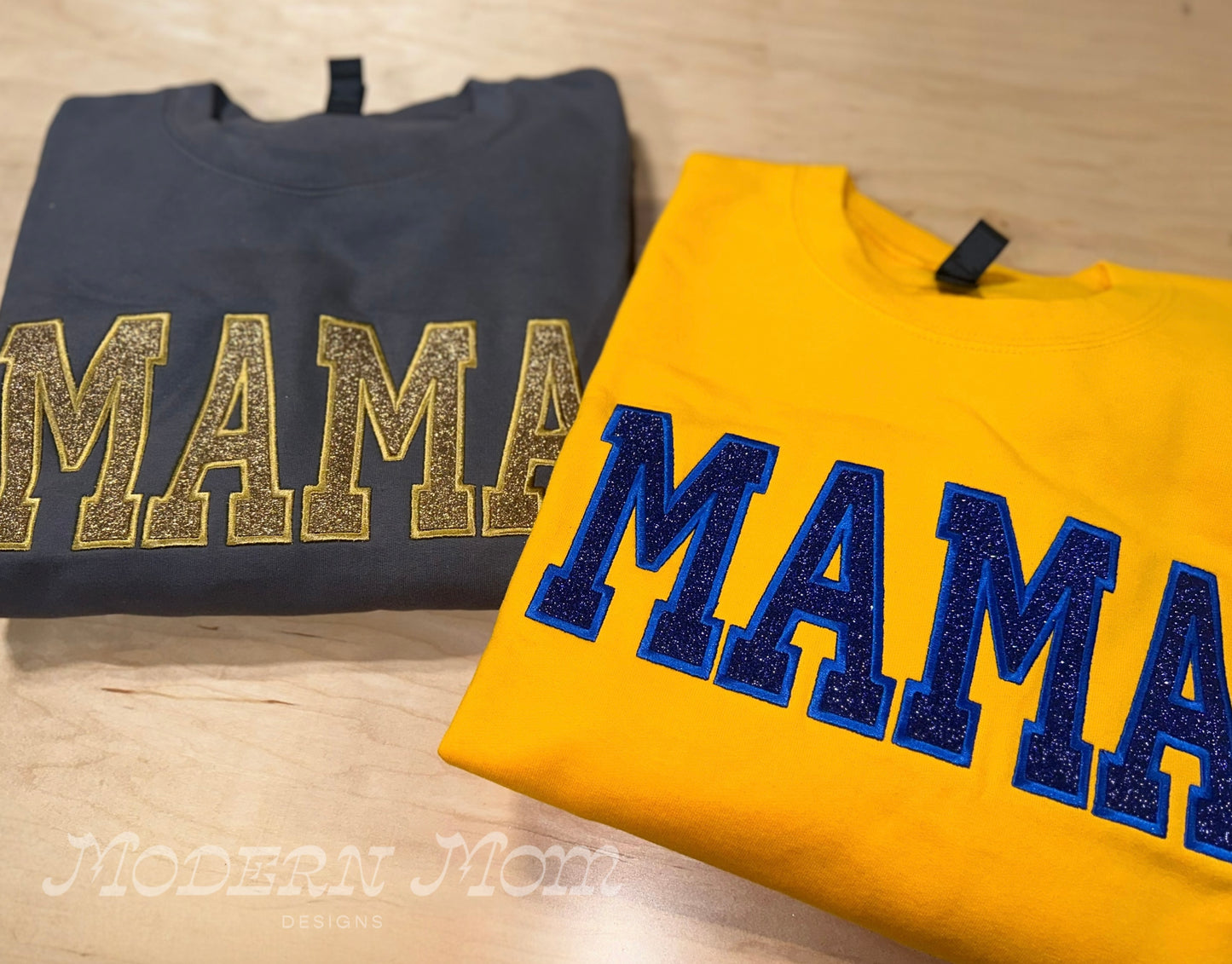 GLITTER CUSTOM (ANY NAME) CREWNECK EMBROIDERED CREWNECK (PLEASE ALLOW 15 business days for these to ship)