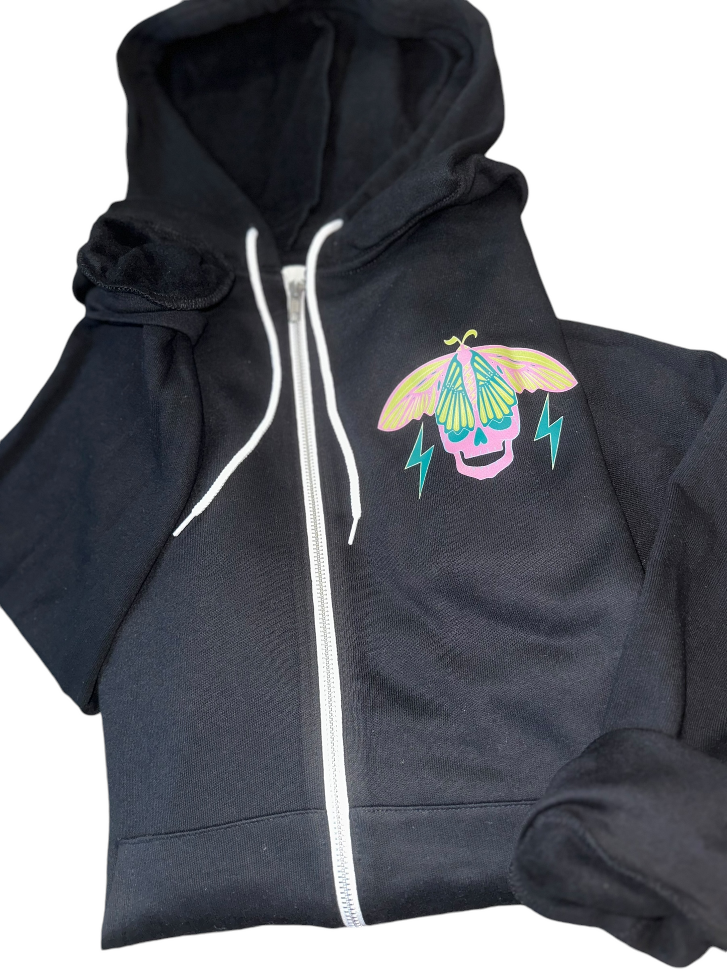 Butterfly skull exclusive MMD zip up