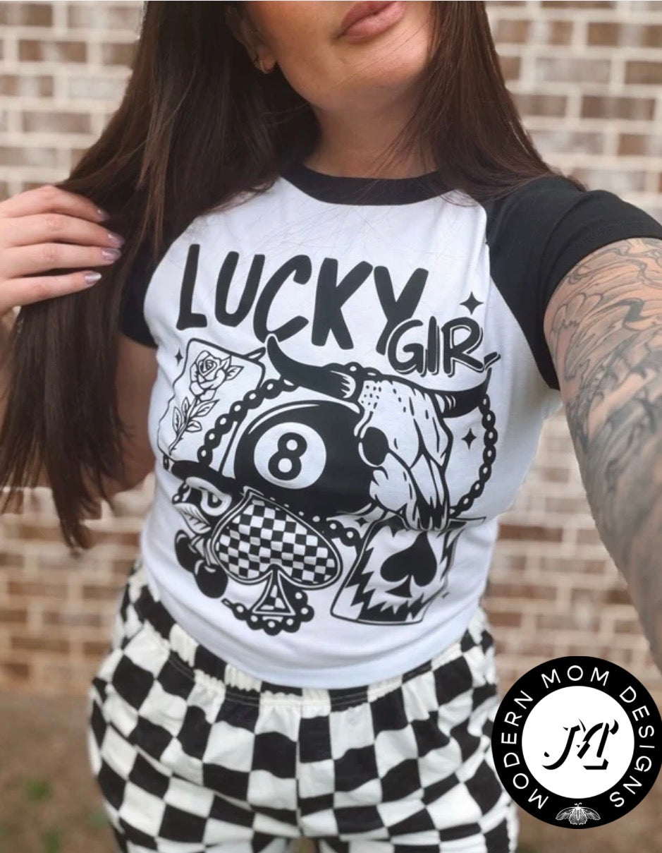 Lucky babydoll tee