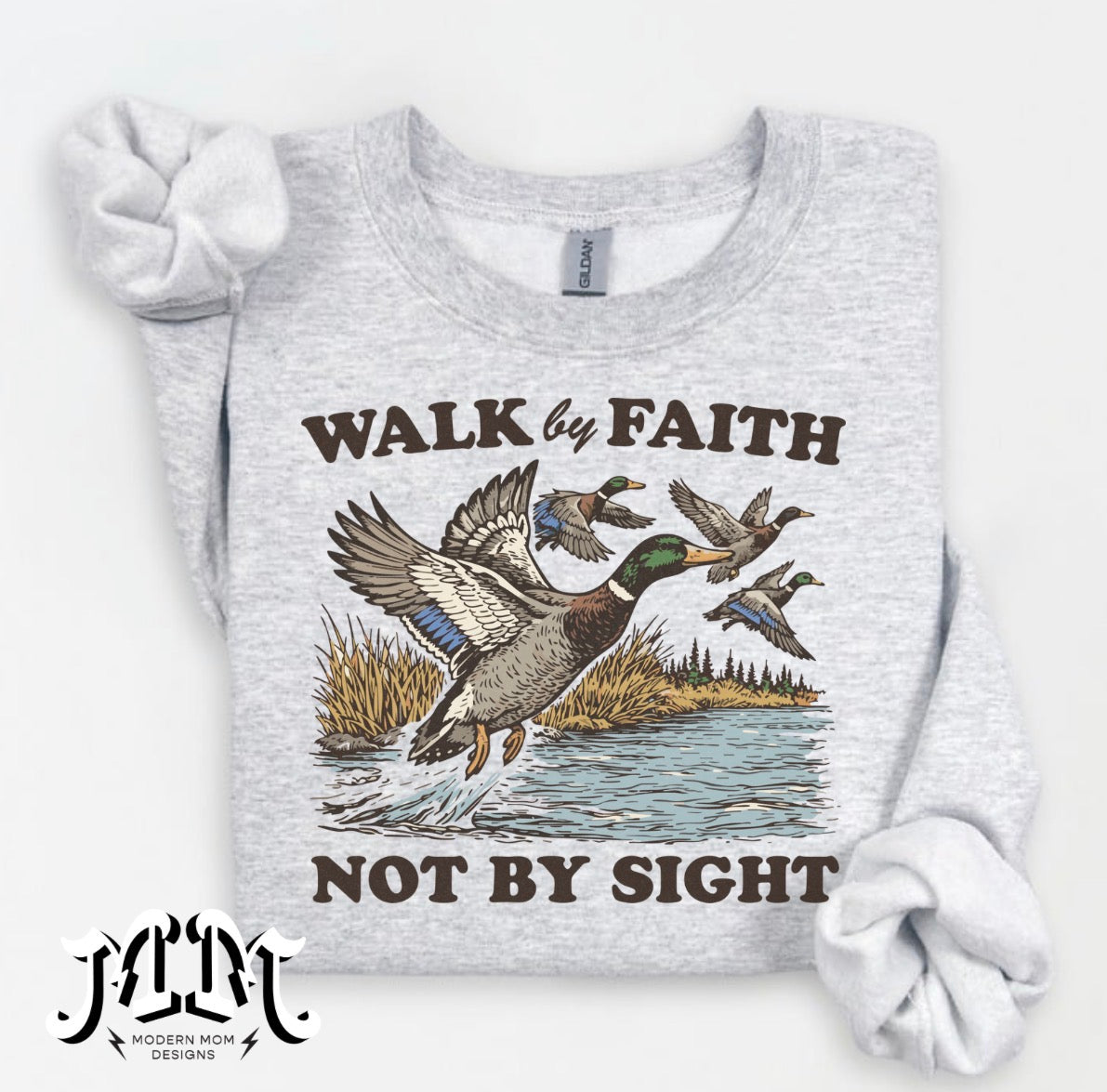 Walk by faith not by sight (tee, crewneck or hoodie)