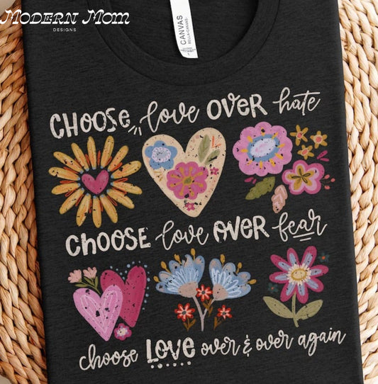 Love over hate. Love over fear.