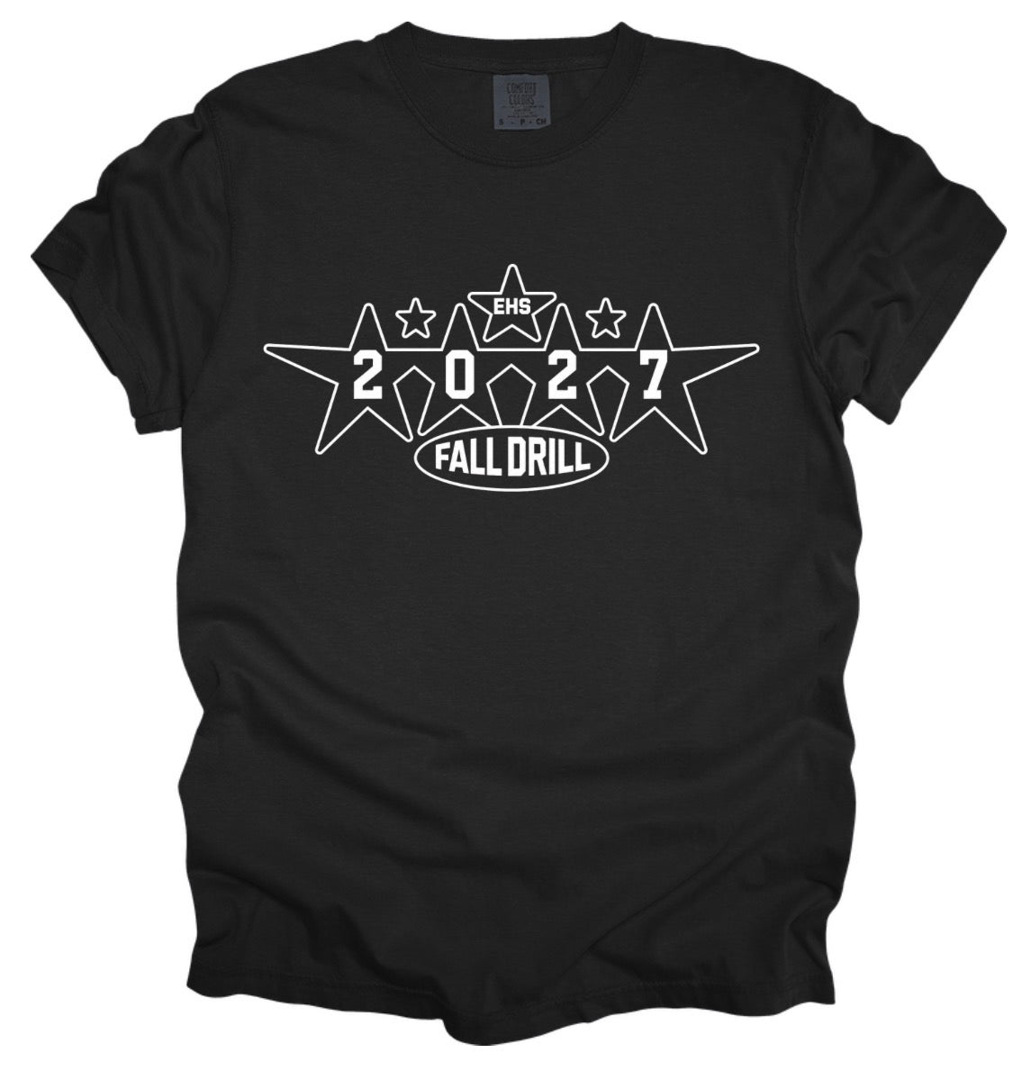 Elma fall drill black tee