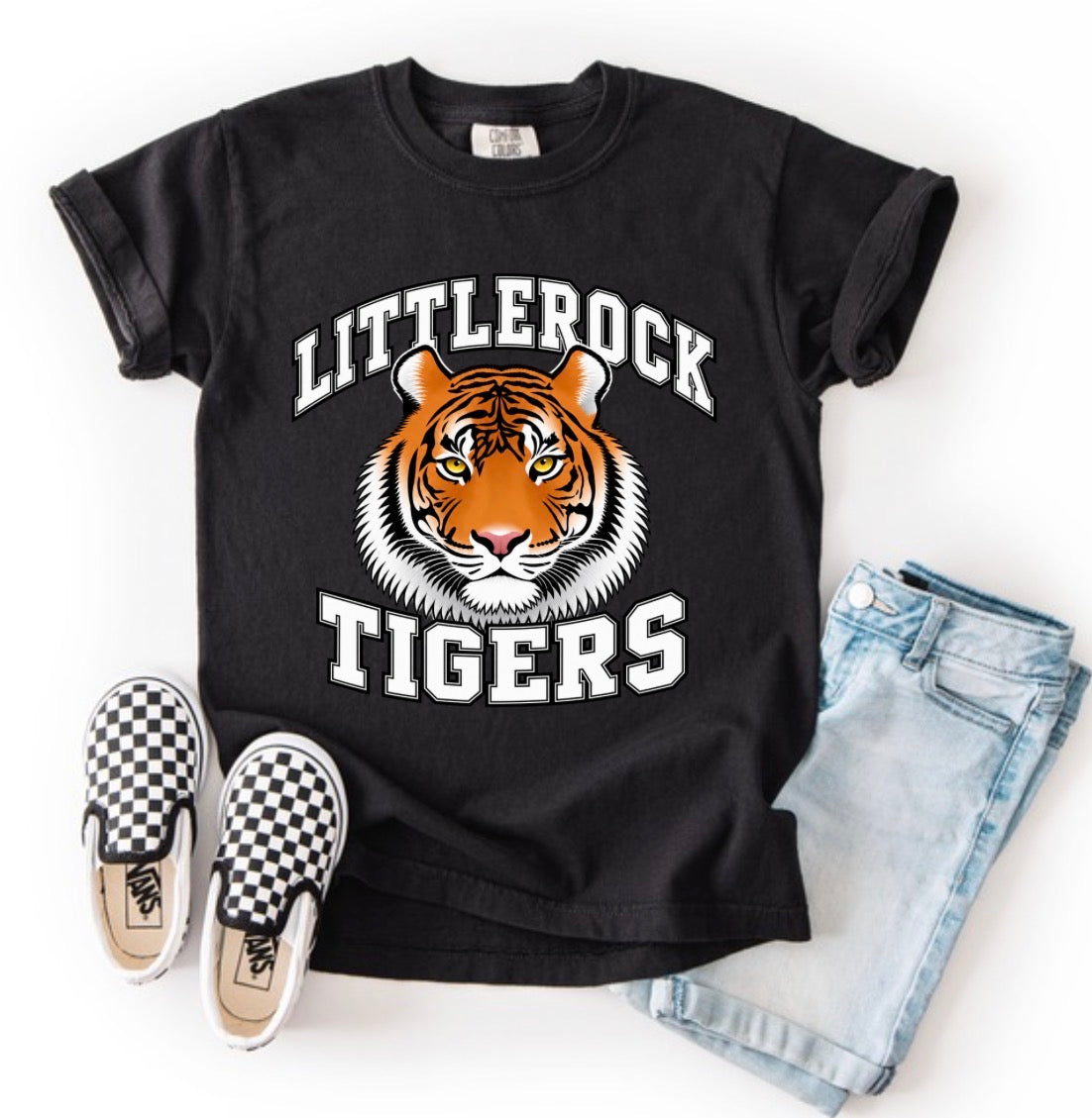 Littlerock tigers youth (tee shirt, crewneck or hoodie)