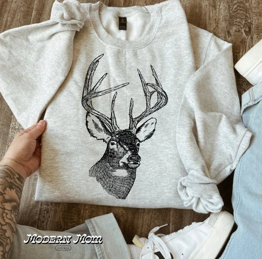 Big buck crewneck (youth)