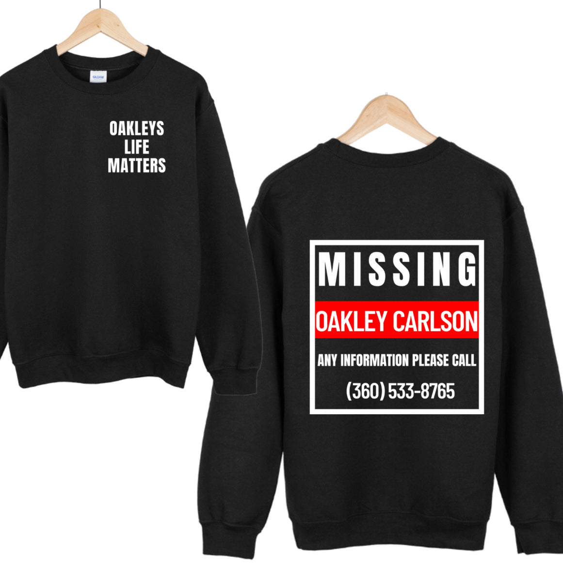 Oakleys life matters/MISSING info on back