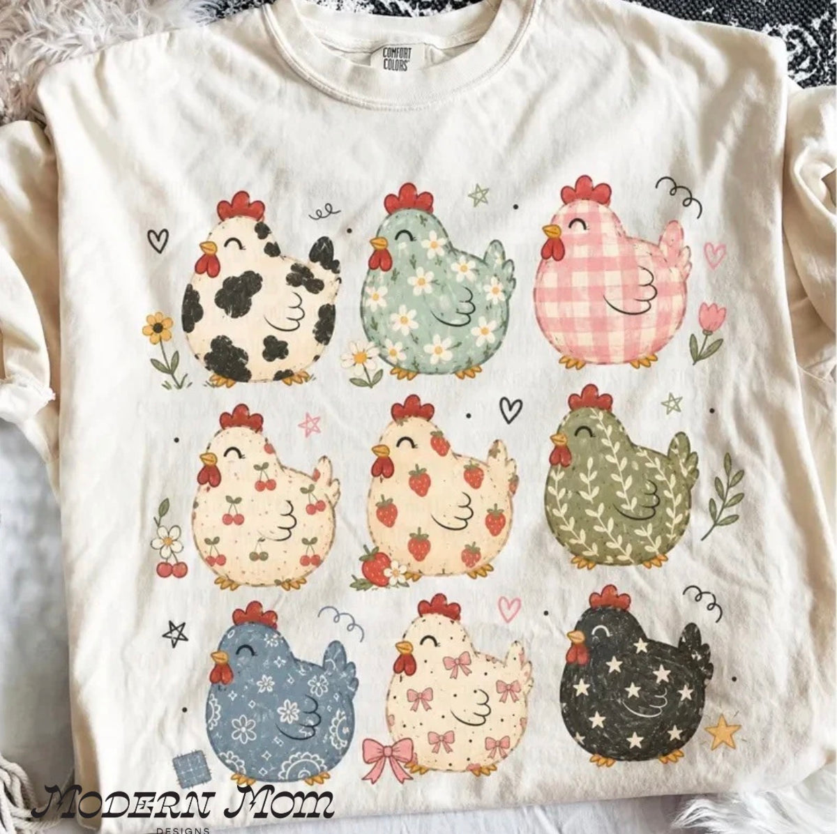 Chickens (tee shirt, crewneck or hoodie)