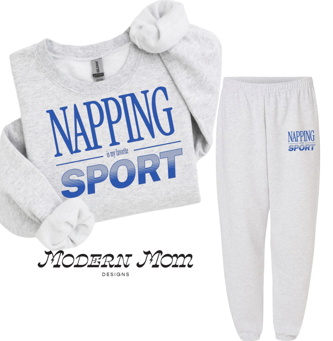 Napping is my favorite sport crewneck