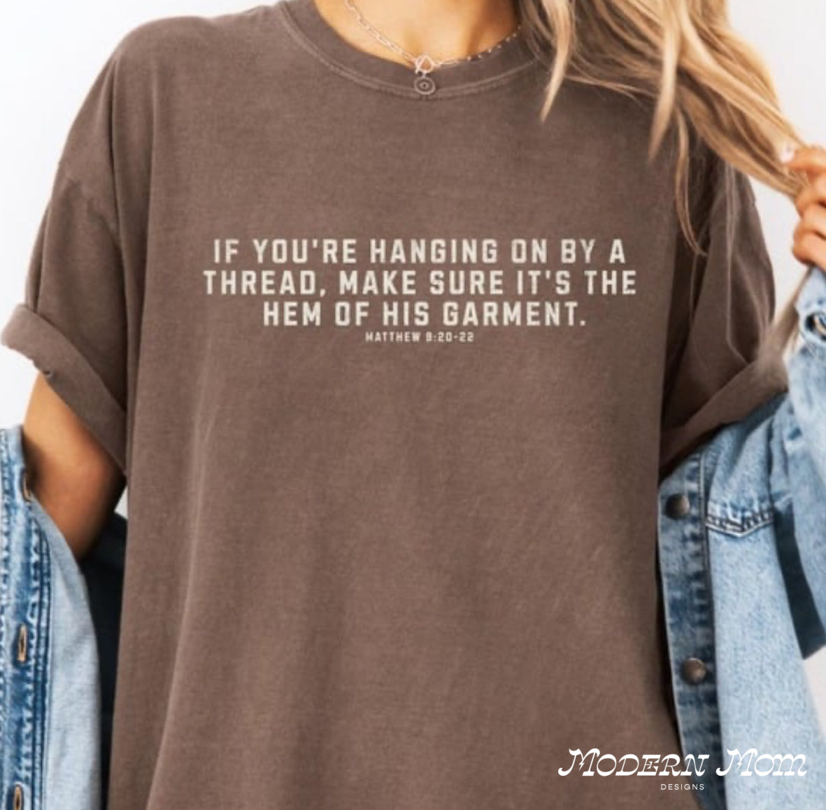 If youre hanging on by a thread tee shirt