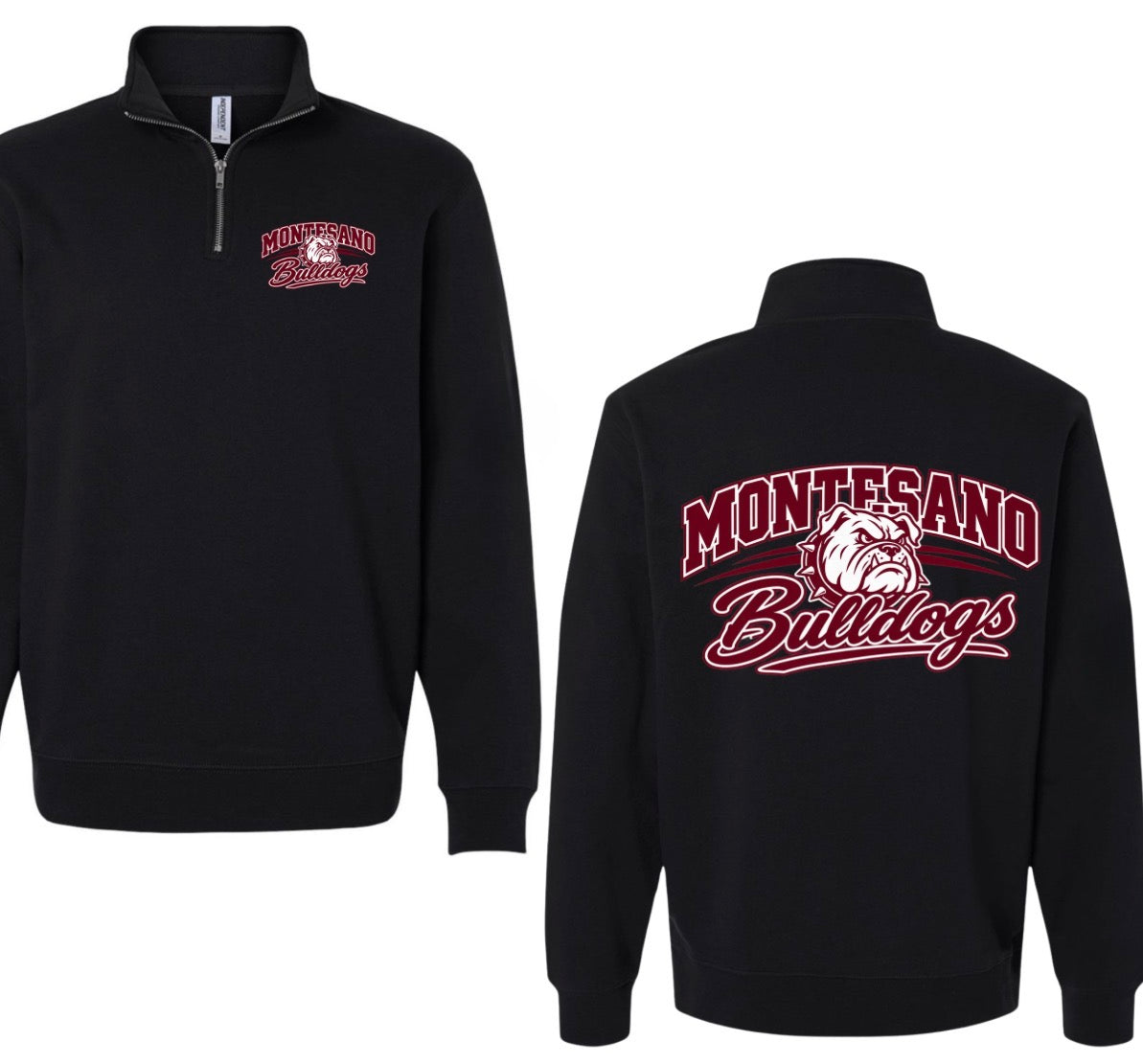 Montesano Bulldogs quarter zip