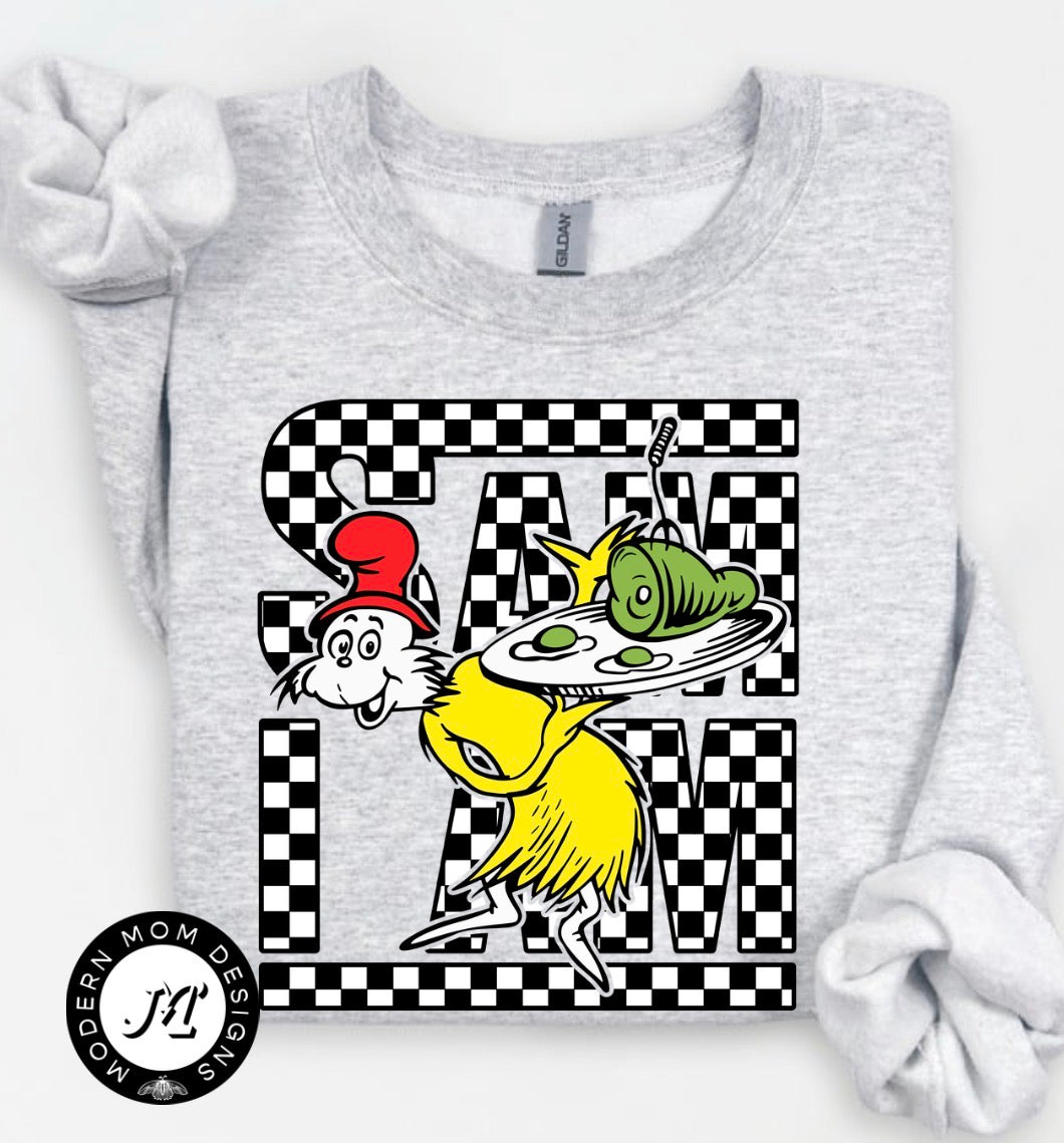 SAM I AM(tee or crewneck)