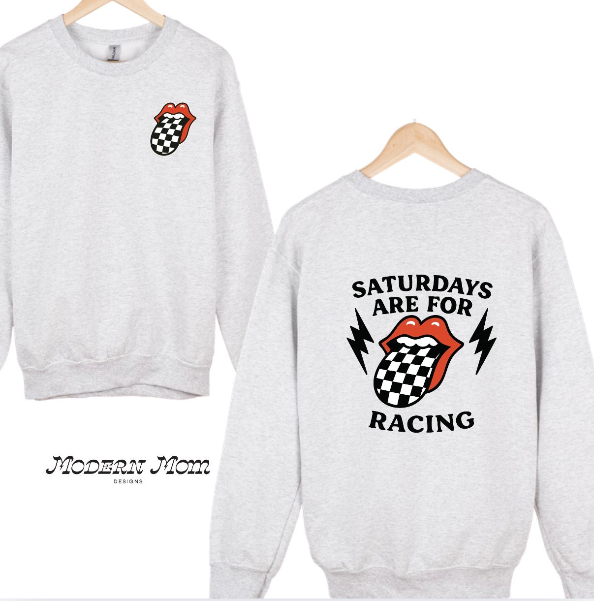 Saturdays are for racing (front & back print)