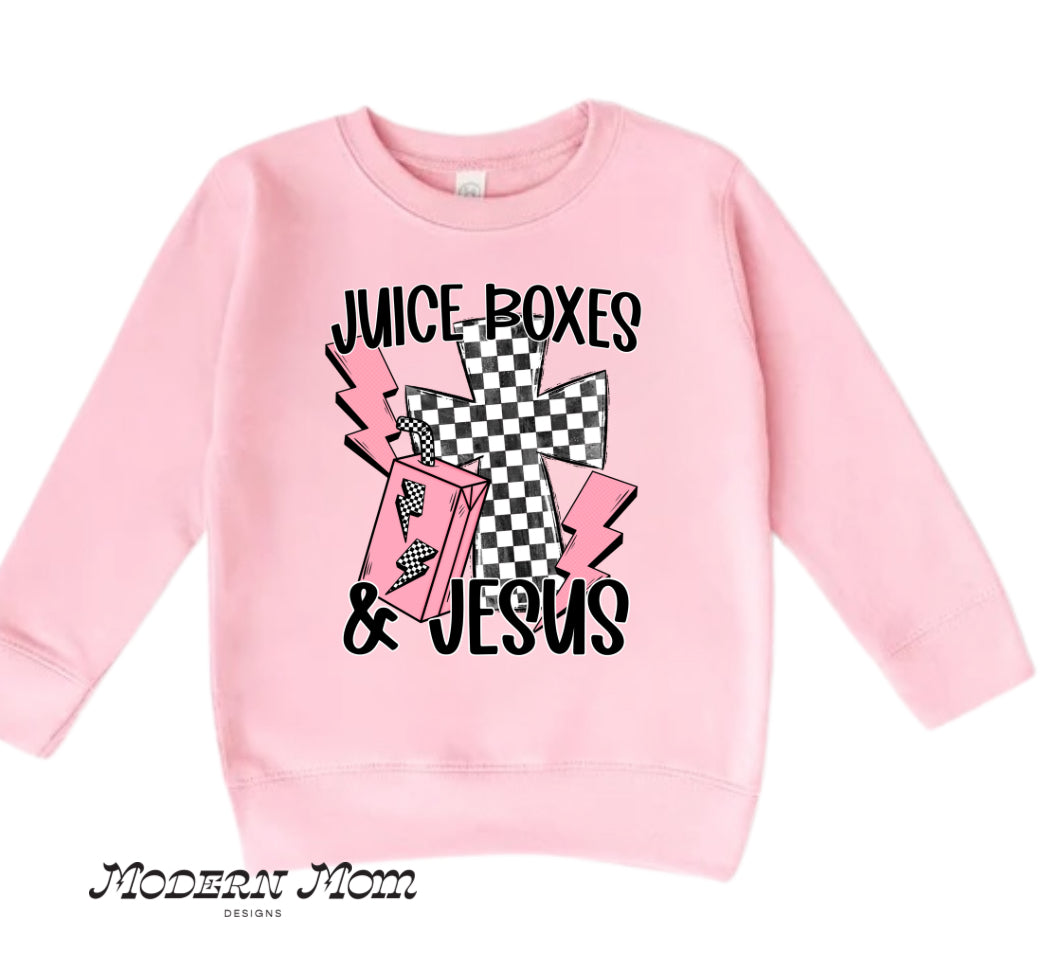 Juice boxes & Jesus pink