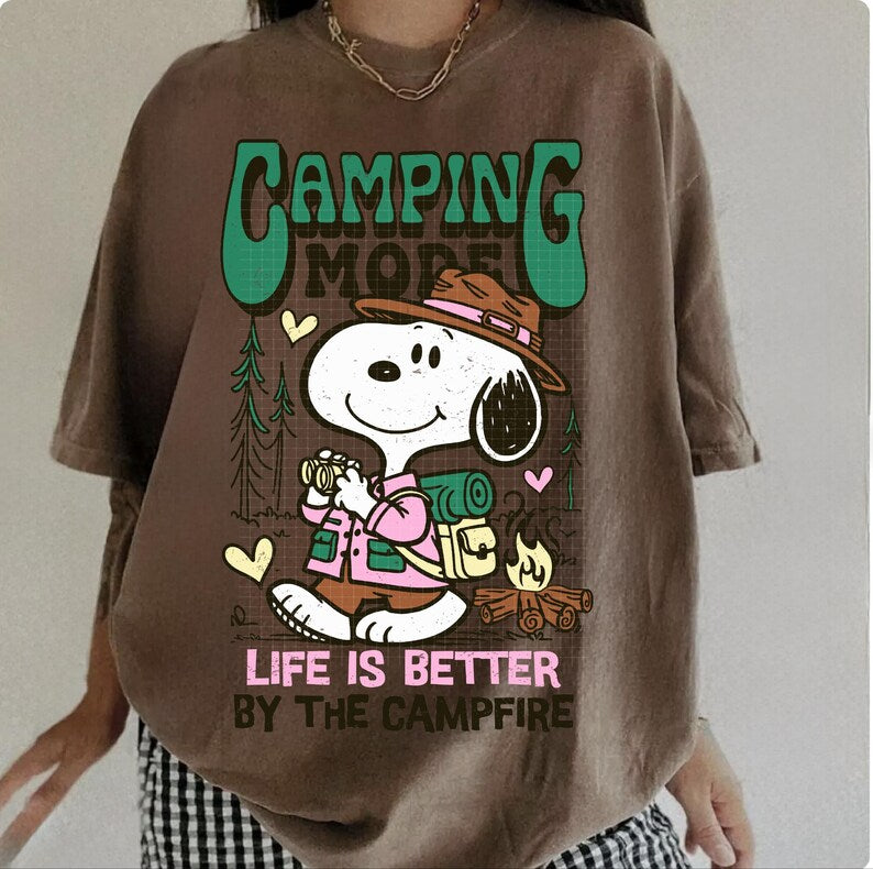 Camping mode-life is better (tee, crewneck, or hoodie)