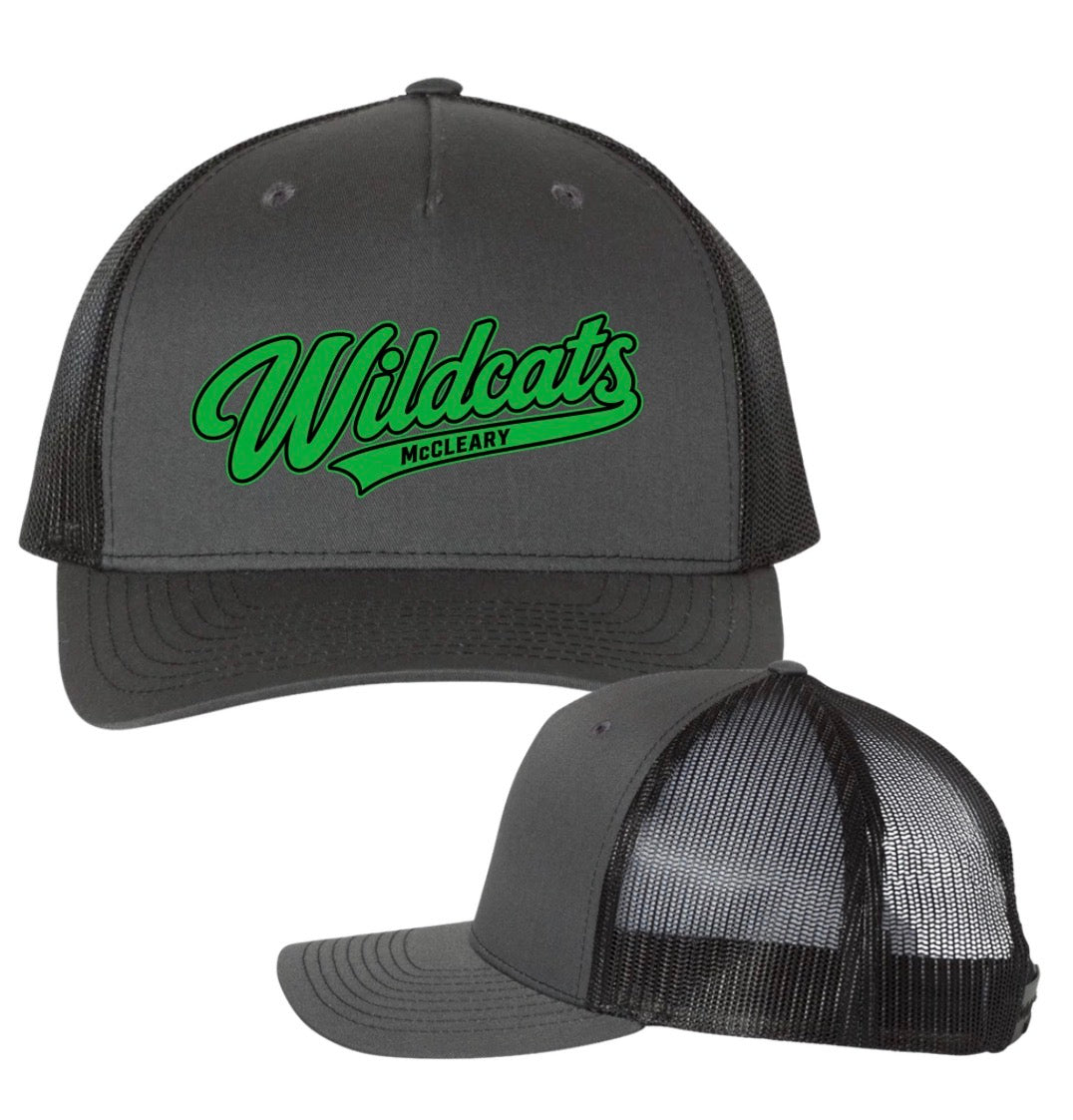 McCleary Wildcats Richardson 5 panel hat (screen print)