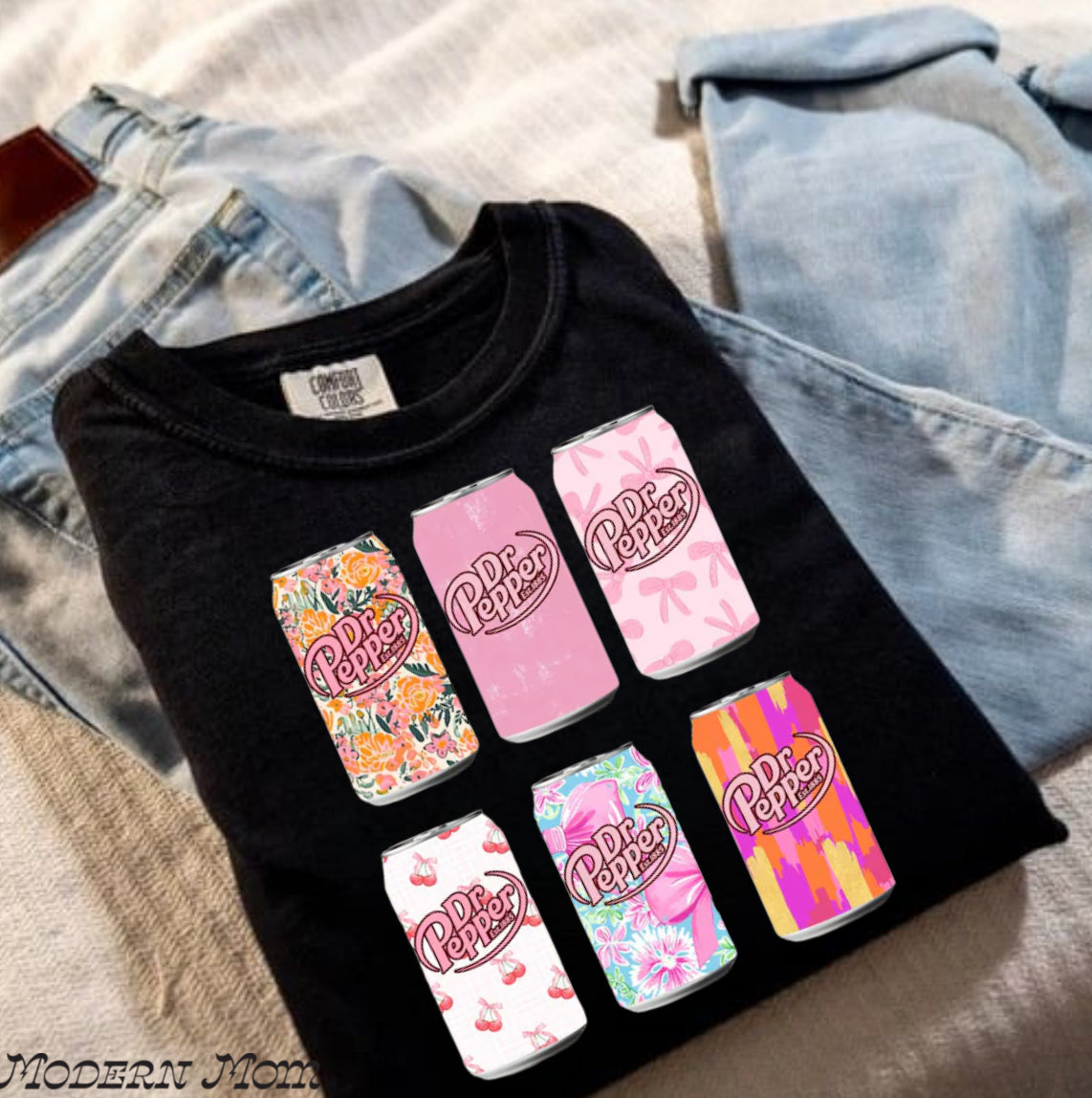 Dr Pepper floral