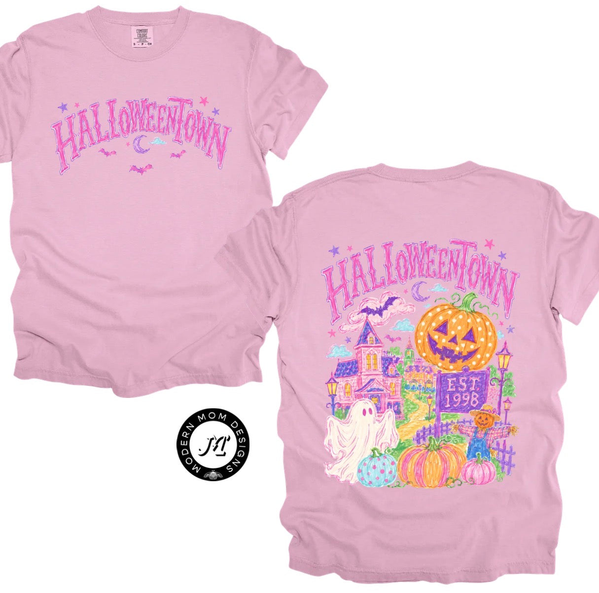 Halloween town pink (tee shirt, crewneck or hoodie)