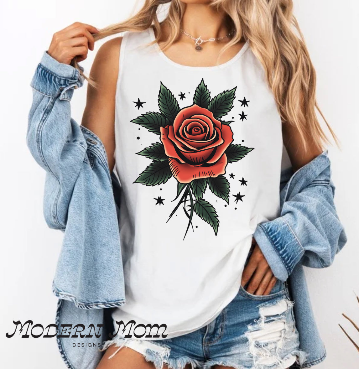 Single rose(tanks, tee, hoodie or crewneck)