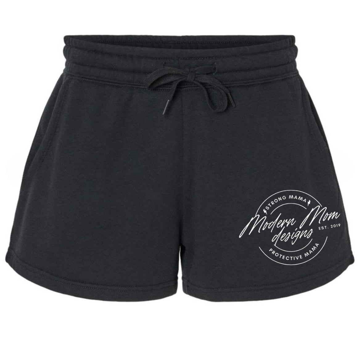 Summer nights logo lounge shorts black