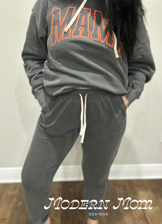 Lightweight logo joggers pepper/vintage dark grey