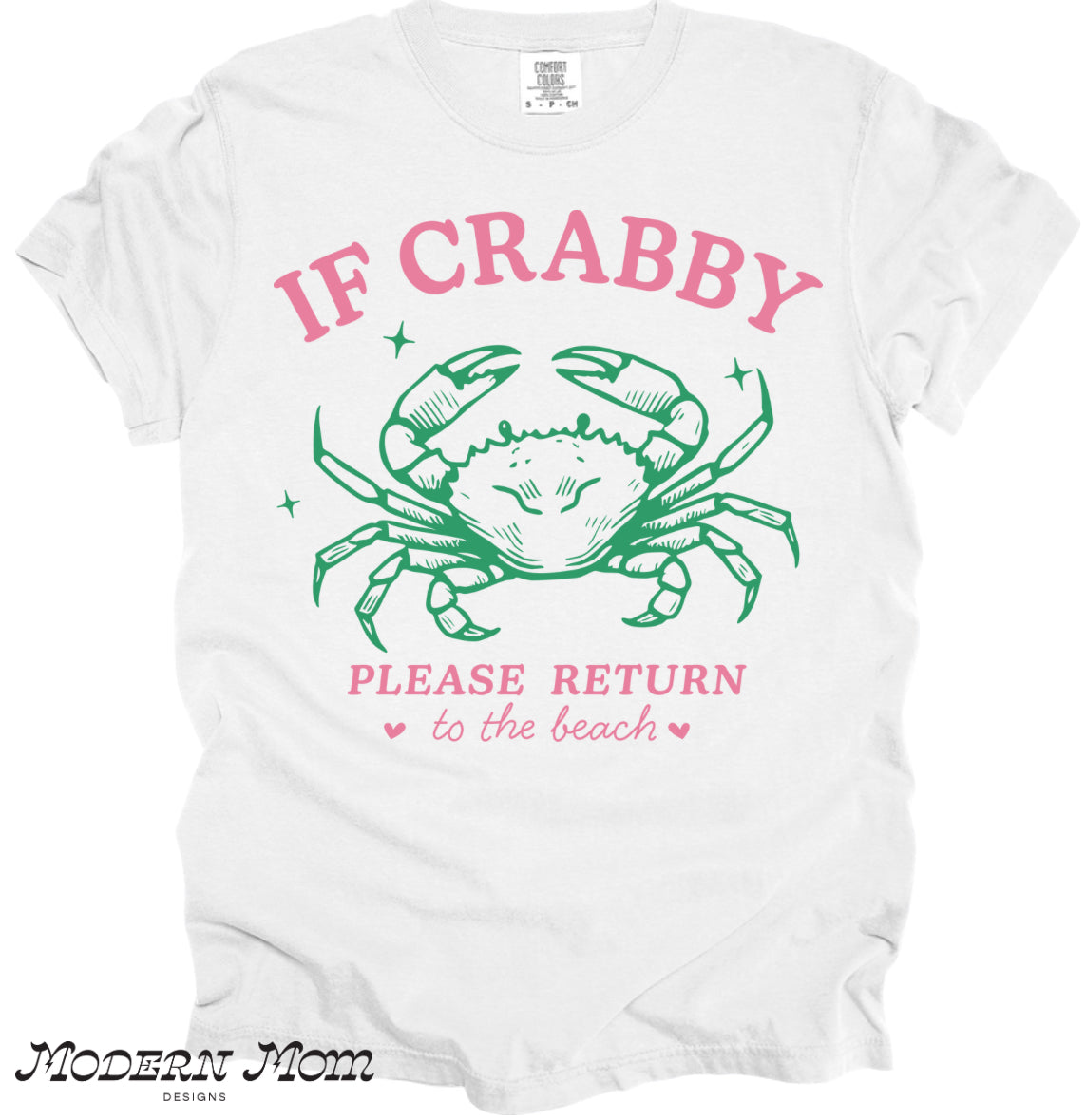 If crabby please return to the beach