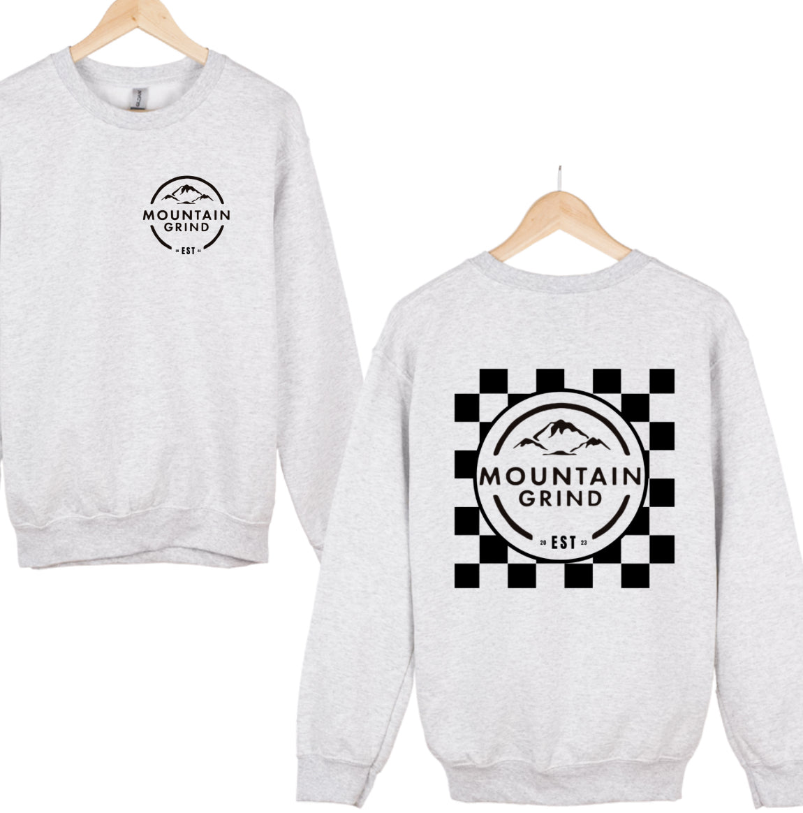 Mountain grind checkered back OG front