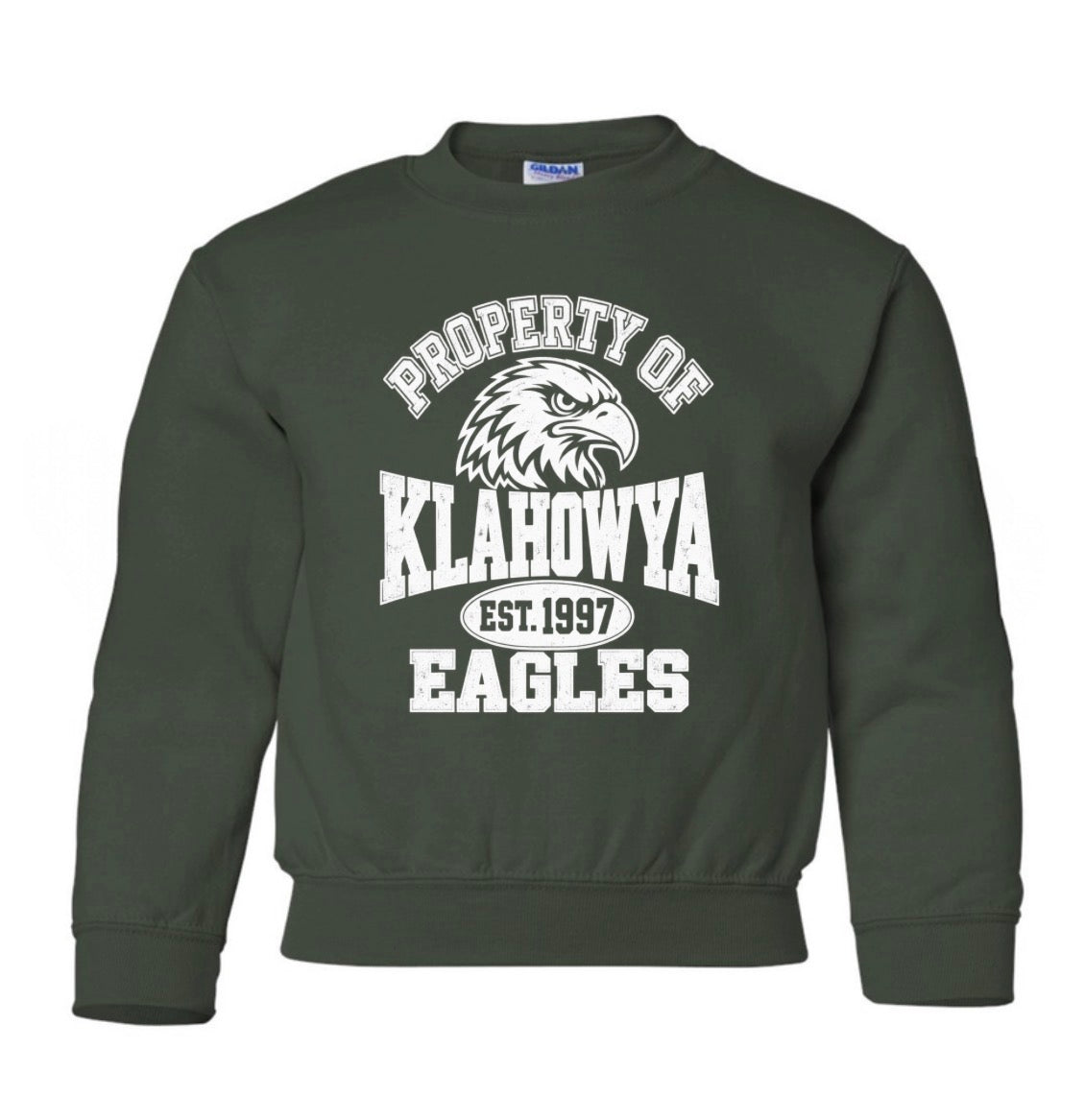 Klahowya Eagles TODDLER-YOUTH (tee shirt, crewneck or hoodie)