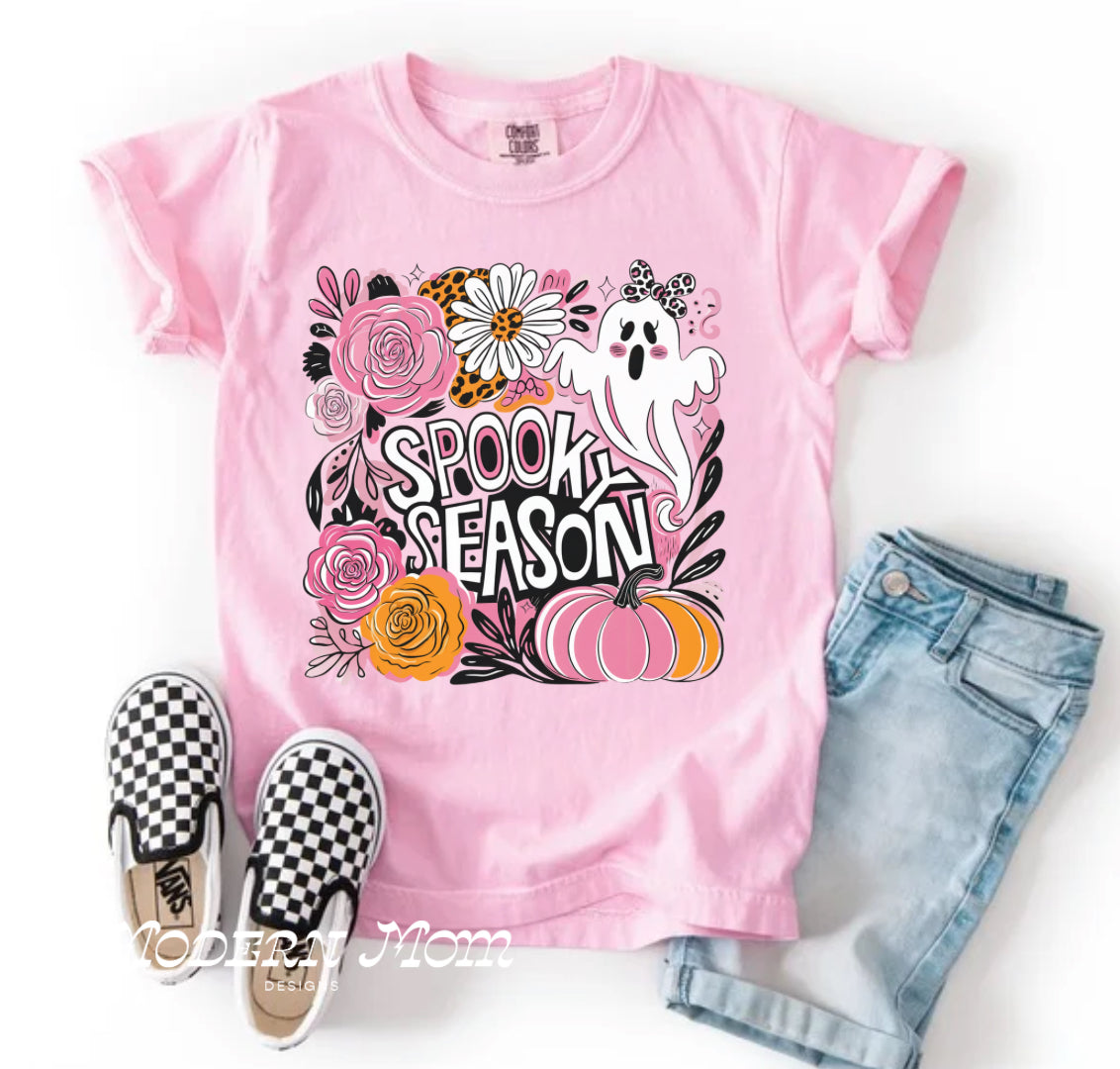 Spooky season pink girly (toddler-Youth XL)