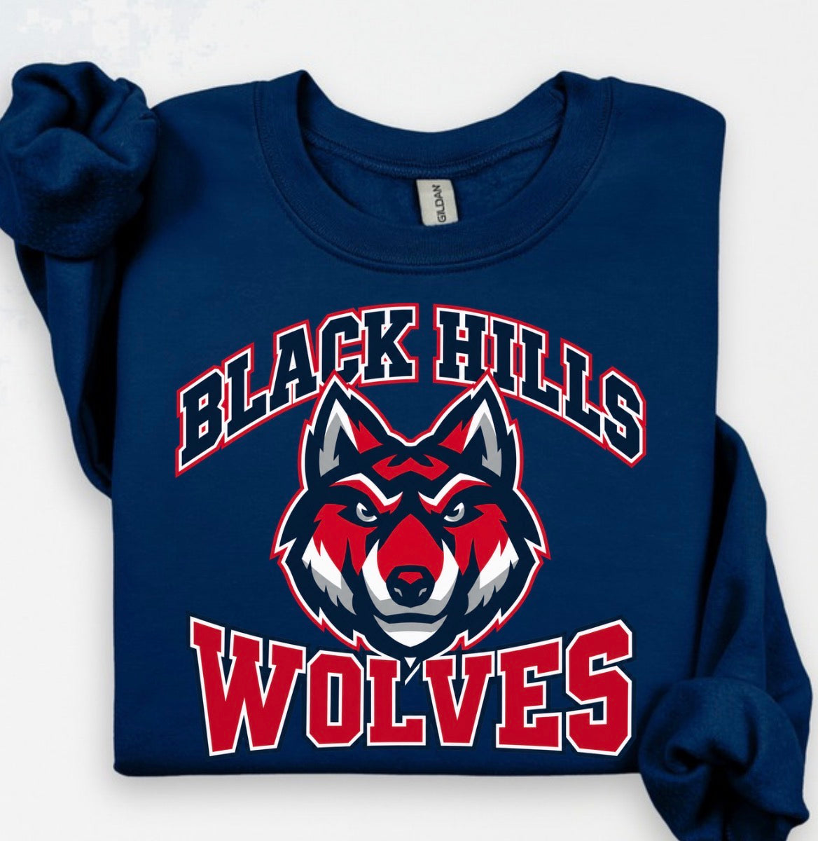 Black Hills Wolves crewneck or hoodie